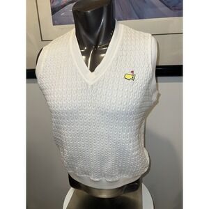 Masters Collection Cream  Mens L  Vest New w/ Tags